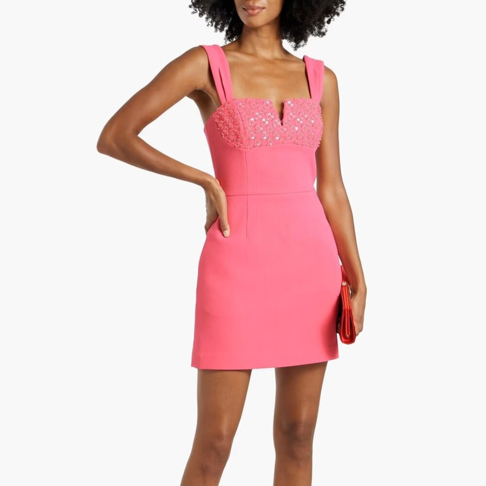 Rebecca Vallance Pink Mini Dress